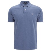 GANT Men's Heather Polo Shirt - Blue