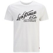Levi's Men's Graphic Logo T-Shirt- Graphic White