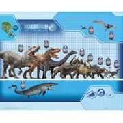 Jurassic World Size Chart - 16 x 20 Inches Mini Poster