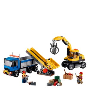 LEGO City: Excavator and Truck (60075): Image 11