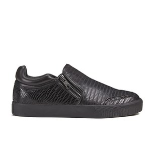 Ash Women's Intense Double Zip Luxury Trainers - Black
