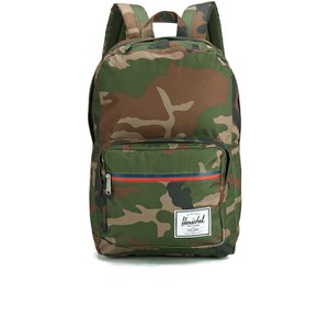 Herschel Supply Co.  Classics Pop Quiz Backpack - Woodland Camo/Navy & Red Zipper