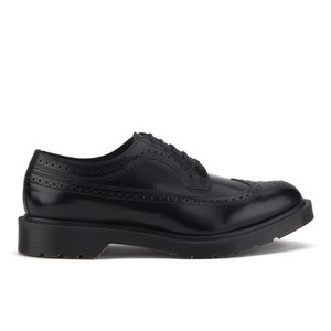 Dr. Martens Men's 'Made in England' 3989 Leather Brogues - Black Boanil Brush