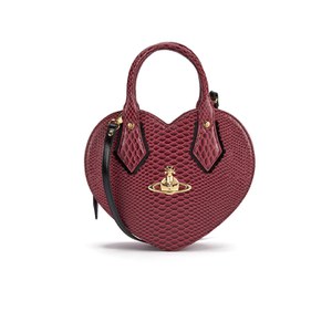 Vivienne Westwood Women's Frilly Snake Heart Bag - Bordeaux