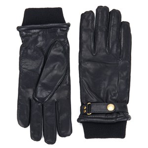Paul Smith Accessories Men's Leather Gloves with Cuff - Black