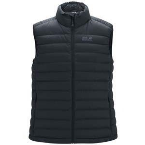Jack Wolfskin Men's Helium Down Filled Gilet - Black