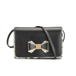 Ted Baker Women's Joy Contrast Trim Bow Cross Body Bag - Black Snake