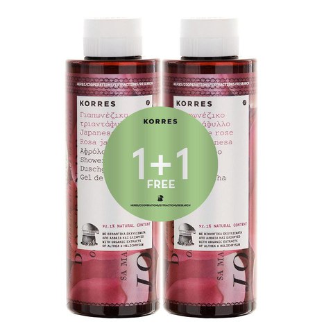 Korres Limited Edition 1 + 1 Japanese Rose Shower Gel (250ml)