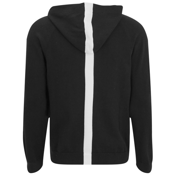 T by Alexander Wang Men's Hoody with Back Rassle Stripe - Black: Image 11