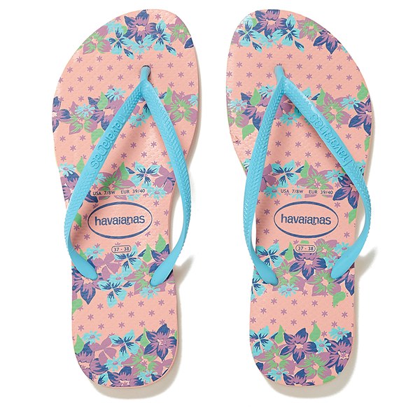 Havaianas Women\u0026#39;s Slim Provence Flip Flops - Light Pink - FREE UK ...