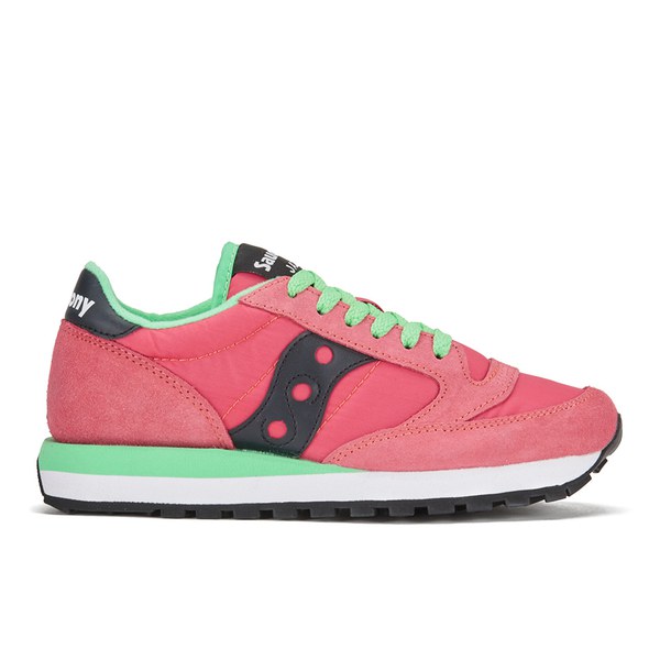 Saucony Women's Jazz Original Trainers - Pink/Mint: Image 01
