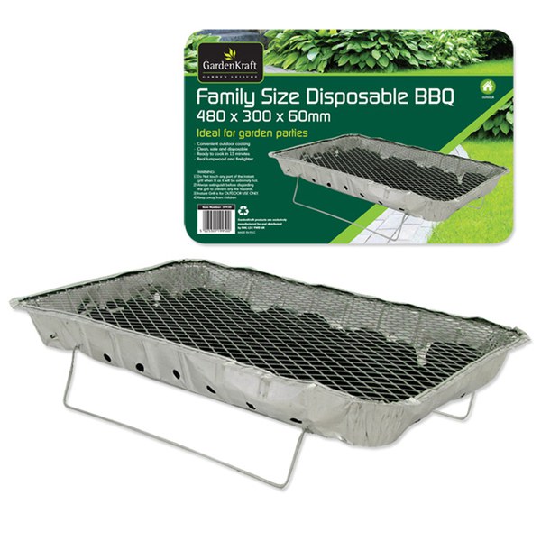 GardenKraft Family Size Disposable BBQ IWOOT