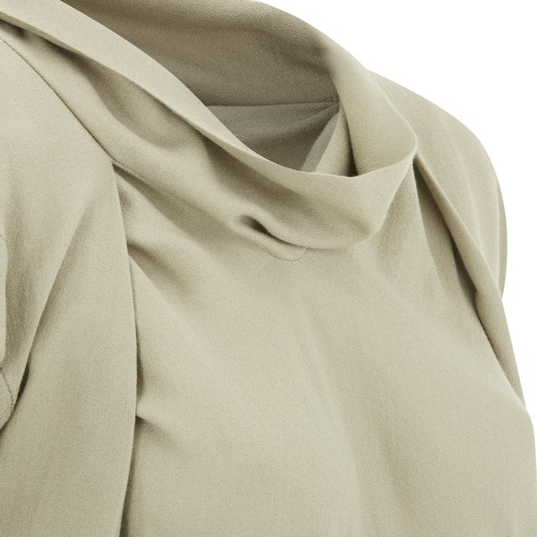 Vivienne Westwood Anglomania Women's Wool Crepe Cave Blouse - Beige: Image 21