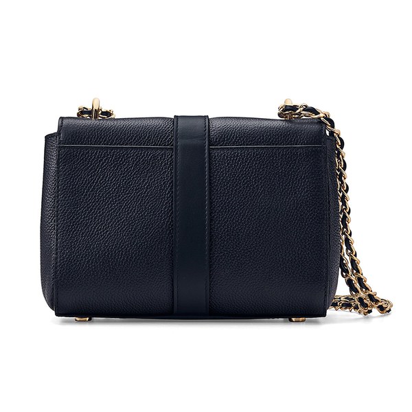 Aspinal of London Lottie Letterbox Chain Bag - Navy: Image 21