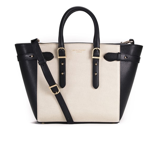 Aspinal of London Women's Marylebone Medium Tote Bag - Monochrome Mix: Image 01