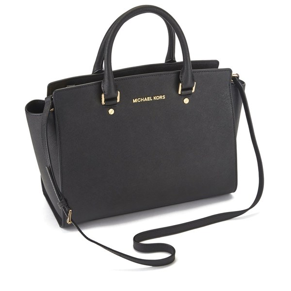 MICHAEL MICHAEL KORS Women's Selma Large Satchel Bag - Black: Image 11