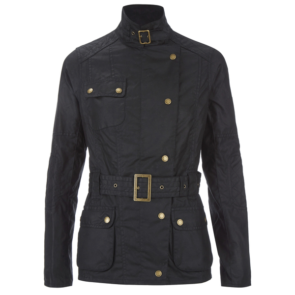 barbour ladies belted wax jackets