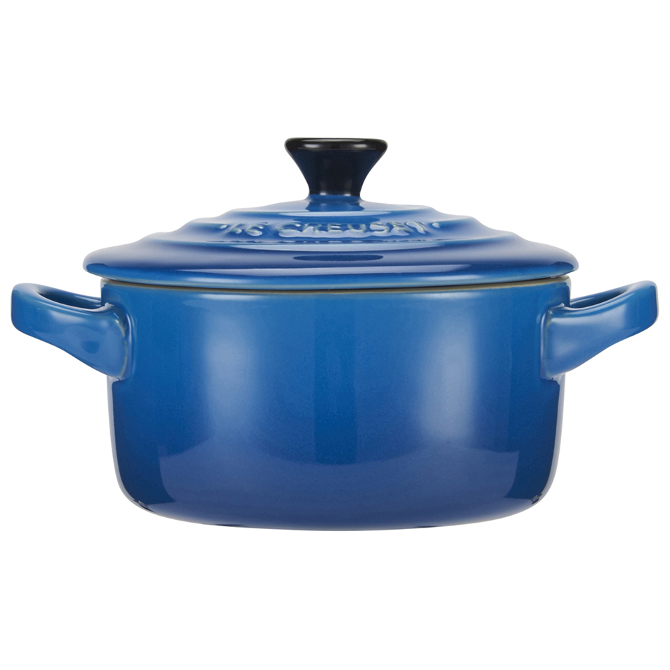 Le Creuset Stoneware Petite Casserole Dish Marseille Blue Homeware
