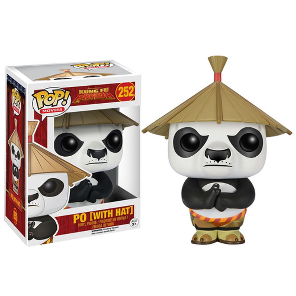 Kung Fu Panda Po With Hat Pop! Vinyl Figure Merchandise