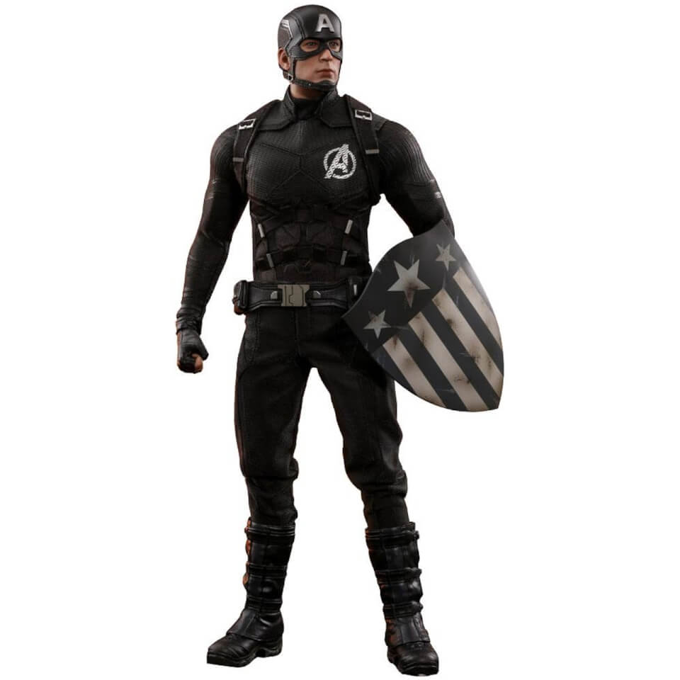 Hot Toys Marvel MMS Action Figure Captain America Concept Art Toy Fair Exclusive Cm
