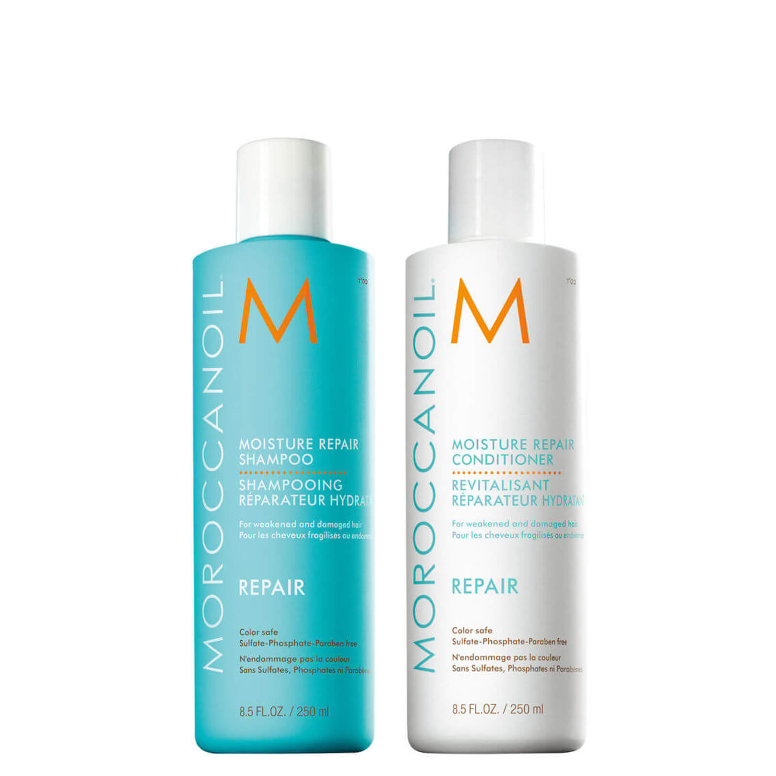 Moroccanoil Moisture Repair Shampoo And Conditioner Duo 2x250ml Lookfantastic