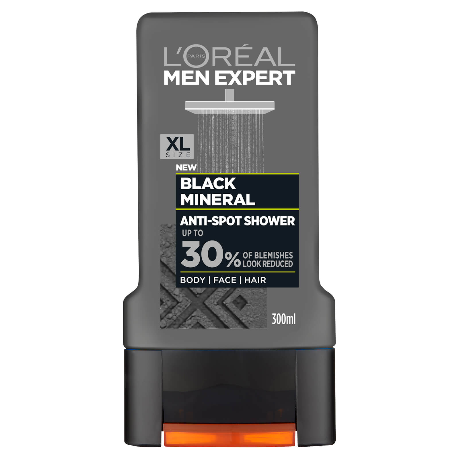 L Oreal Paris Men Expert Black Mineral Anti Spot Shower Gel 300ml Lookfantastic Protect your skin with firming skin & beard moisturizers and after shave balm. l oreal paris men expert black mineral anti spot shower gel 300ml
