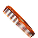 Kent R7T Handmade Tortoiseshell Effect Fine/Coarse Pocket Comb Kent R7T Handmade Tortoiseshell Effect Fine/Coarse Pocket Comb