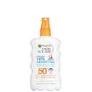 Garnier Ambre Solaire Kids Sensitive Sun Cream Spray SPF 50+ 200ml Garnier Ambre Solaire Kids Sensitive Sun Cream Spray SPF 50+ 200ml