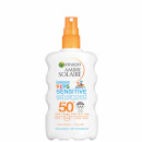 Garnier Ambre Solaire Kids Sensitive Sun Cream Spray SPF 50+ 200ml Garnier Ambre Solaire Kids Sensitive Sun Cream Spray SPF 50+ 200ml