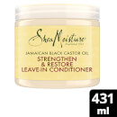 SHEA MOISTURE BLACK CASTOR OIL STRENGTHEN, GROW & RESTORE LEAVE-IN BALSAMO 454g SHEA MOISTURE BLACK CASTOR OIL STRENGTHEN, GROW & RESTORE LEAVE-IN BALSAMO 454g