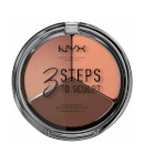 NYX Professional Makeup 3 Steps to Sculpt Face Sculpting Palette - Deep NYX Professional Makeup 3 Steps to Sculpt Face Sculpting Palette - Deep