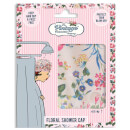 The Vintage Cosmetic Company Shower Cap - Pink Floral Satin The Vintage Cosmetic Company Shower Cap - Pink Floral Satin