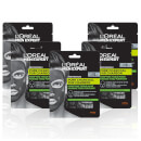 L'Oréal Paris Men Expert Pure Charcoal Face Mask x5 (Worth £19.95) L'Oréal Paris Men Expert Pure Charcoal Face Mask x5 (Worth £19.95)