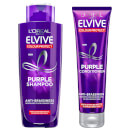 L'Oréal Paris Elvive Colour Protect Anti-Brassiness Purple Shampoo and Conditioner Set - Exclusive L'Oréal Paris Elvive Colour Protect Anti-Brassiness Purple Shampoo and Conditioner Set - Exclusive