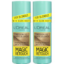 L'Oréal Paris Magic Retouch Medium to Dark Blonde Root Concealer Spray Duo Pack L'Oréal Paris Magic Retouch Medium to Dark Blonde Root Concealer Spray Duo Pack