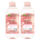 Garnier Micellar Rose Water Cleanse & Glow 400ml Duo Pack Garnier Micellar Rose Water Cleanse & Glow 400ml Duo Pack
