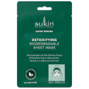 Sukin Super Greens Detoxifying Sheet Mask Sachet 200ml (Pack of 8) Sukin Super Greens Detoxifying Sheet Mask Sachet 200ml (Pack of 8)