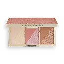 Revolution Pro Crystal Luxe Face Palette - Rose Fresco Revolution Pro Crystal Luxe Face Palette - Rose Fresco