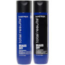 Matrix Brass Off Colour Correcting Blue Anti-Brass Shampoo and Conditioner Duo Set For Lightened Brunettes 300ml Matrix Brass Off Colour Correcting Blue Anti-Brass Shampoo and Conditioner Duo Set For Lightened Brunettes 300ml