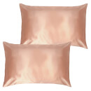 Slip Pure Silk Pillowcase Duo - Queen - Rose Gold Slip Pure Silk Pillowcase Duo - Queen - Rose Gold