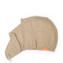 Aquis Waffle Hair Turban - Pure Sand Aquis Waffle Hair Turban - Pure Sand