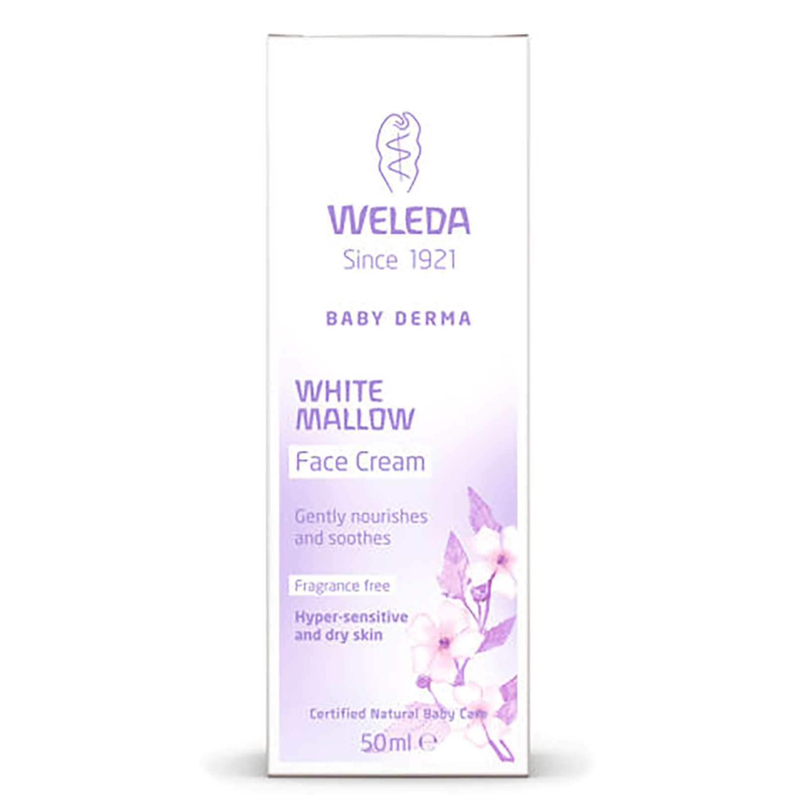 weleda baby white mallow face cream