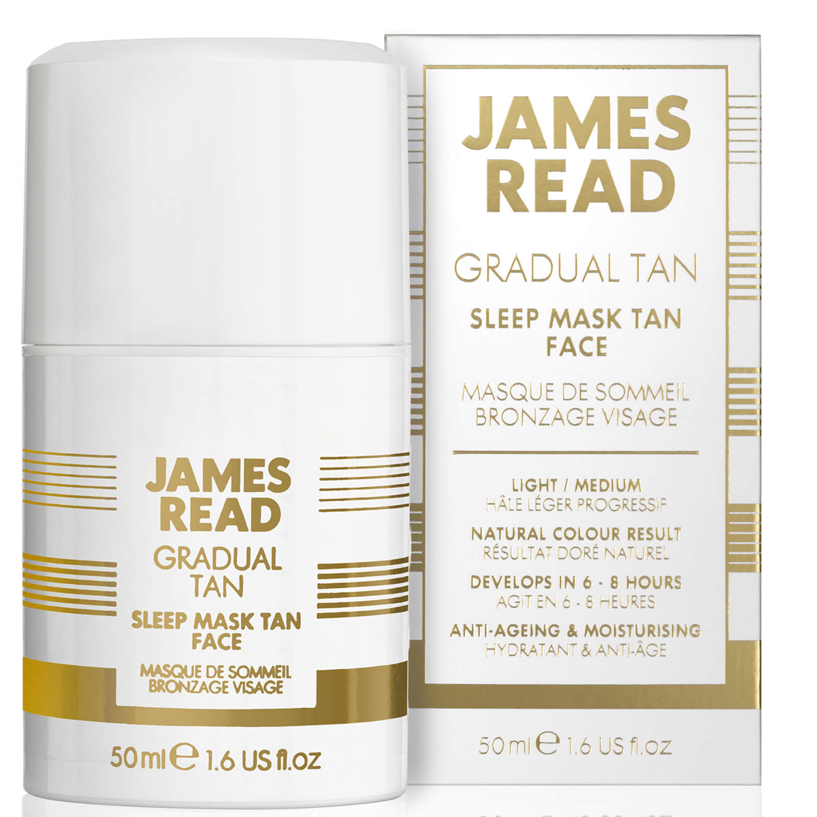 James Read Sleep Mask Tan Face 50ml Free Delivery