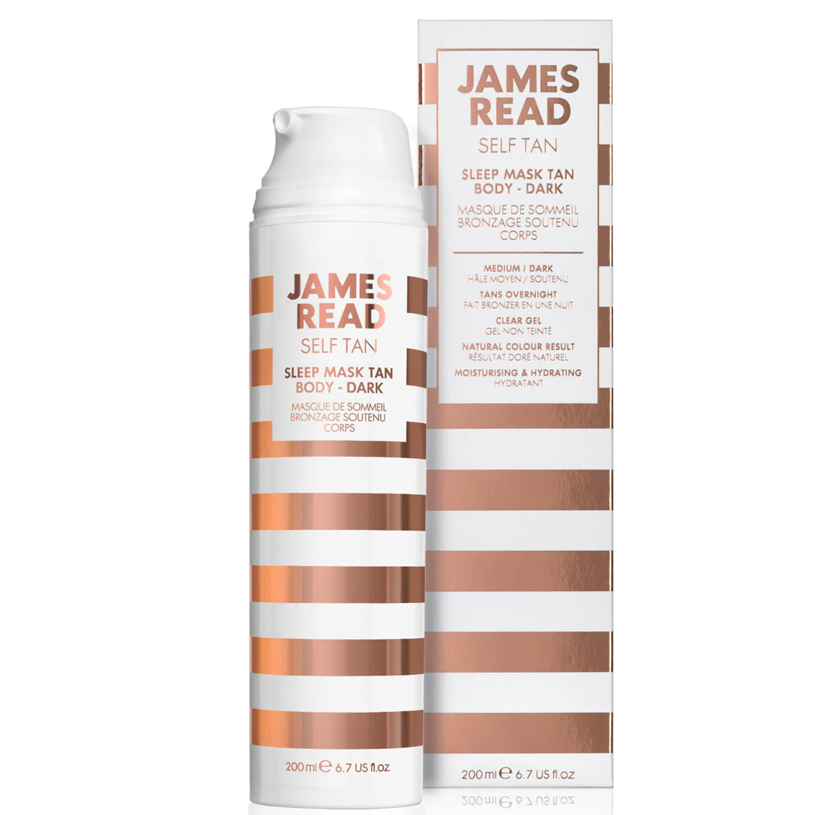 James Read Sleep Mask Tan Go Darker Body 200ml Free Delivery