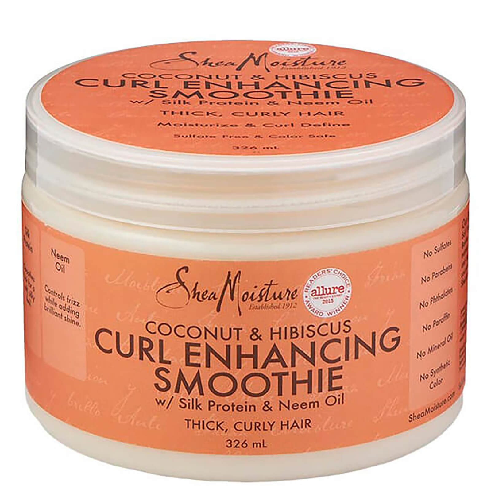 Shea Moisture Coconut Hibiscus Curl Enhancing Smoothie 355ml Lookfantastic