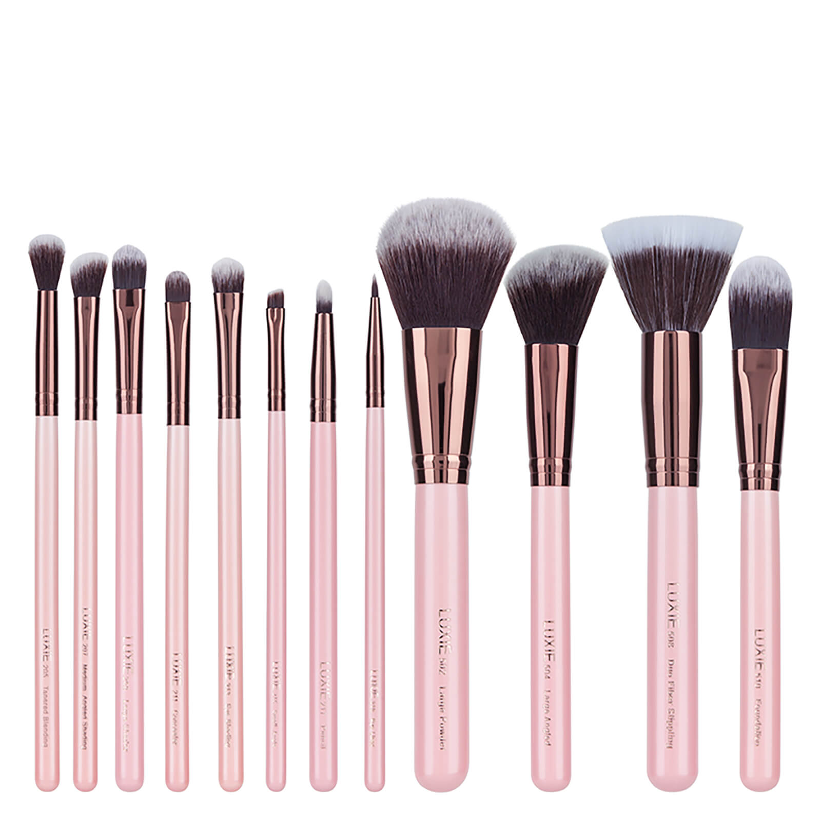Rose Gold 12 Piece Makeup Brush Set - Brush Set Makeup Rose Gold 12 Piece Makeup Brush Set - Brush Set Makeup