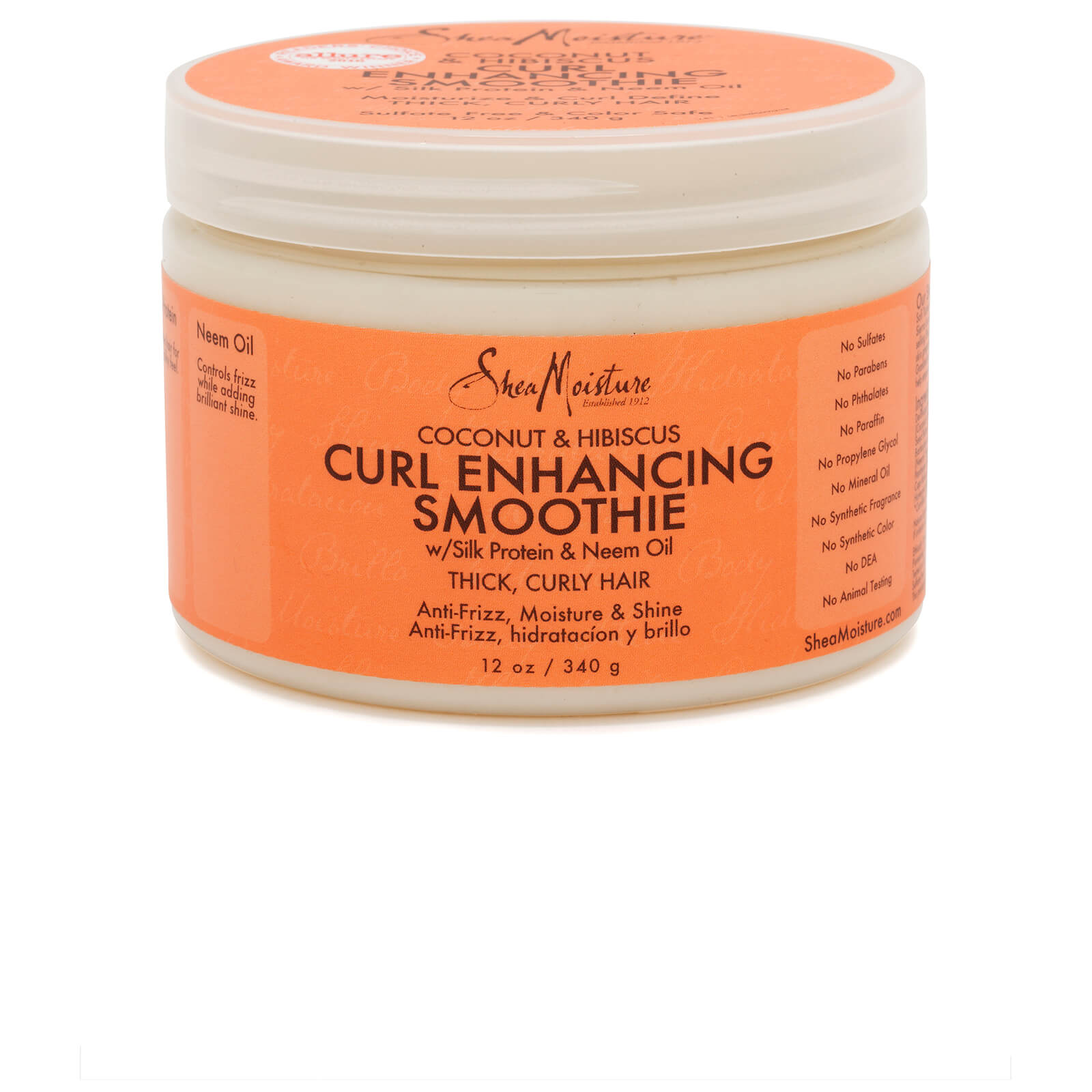 Sheamoisture Coconut Hibiscus Curl Enhancing Smoothie 340g Lookfantastic Au