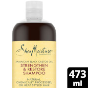 Champú Strengthen, Grow & Restore con Aceite de Ricino Negro Jamaicano de Shea Moisture 506 ml