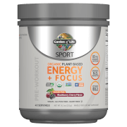 Органическая растительная смесь Энергия + Концентрация SPORT Organic Plant-Based Energy + Focus — Ежевика и