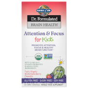 Garden of Life Brain Health Organic Attention/Focus - Kids - 60 Chewables